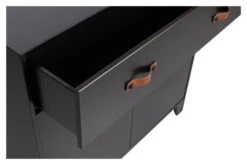 Woood Dian Kids Kommode/Skap - Sort Furu -UNOLIVING Butikk EE02383 5 12c1