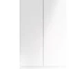 Naia Garderobeskap - Hvit Høyglans M/2 Dører + 1 Skuffe