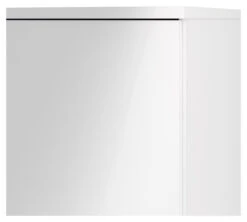 Naia Garderobeskap - Hvit Høyglans M/2 Dører + 1 Skuffe -UNOLIVING Butikk TV04639 7 0d61