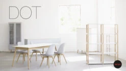 Dot Kommode 90x43 - Grå/eik -UNOLIVING Butikk TZ00739 video thumbnail