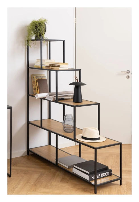 Seaford Hylle - Matt Sort 8 Seaford Hylle - Matt Sort - Bilde 8