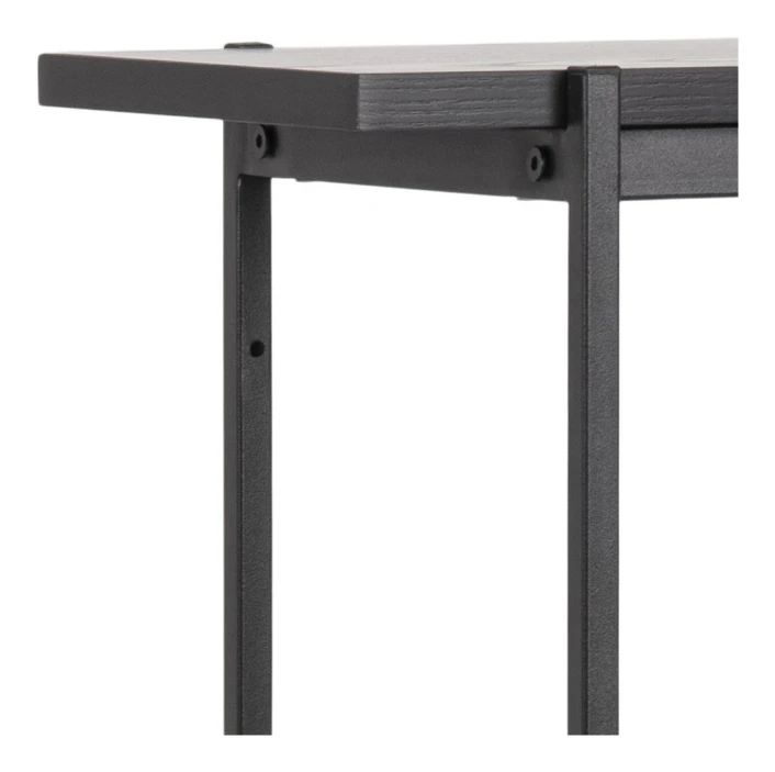 Angus Reol M. Skap, H113,8, Sort Melamin - Bilde 6