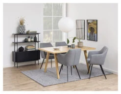 Angus Reol M. Skap, H113,8, Sort Melamin -UNOLIVING Butikk angus reol h1138 melamin sort ask reol AC03268 7 f60b