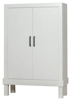 Bonk Hylle M. Dører - Pine Mist -UNOLIVING Butikk basiclabel bonk reol m laager pine mist EE03066 3 b556