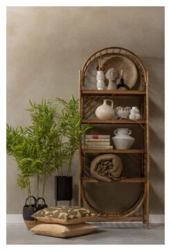 OriËnt Åpent Skap - Bambus -UNOLIVING Butikk basiclabel ori nt bent skab bambus EE03084 3 1422