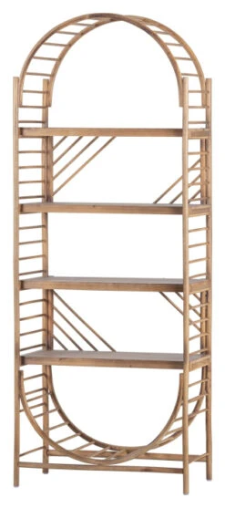 OriËnt Åpent Skap - Bambus -UNOLIVING Butikk basiclabel ori nt bent skab bambus EE03084 4 c596