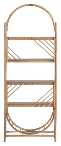 OriËnt Åpent Skap - Bambus -UNOLIVING Butikk basiclabel ori nt bent skab bambus EE03084 5 286a