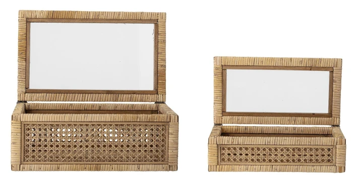 Bloomingville Esker - Rattan/Glass 3 Bloomingville Esker - Rattan/Glass - Bilde 3