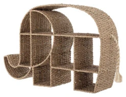 Elmar Bokhylle, Natur, Bankuan Grass 8 Elmar Bokhylle, Natur, Bankuan Grass -UNOLIVING Butikk bloomingville mini elmar bogreol natur bankuan grass bogreol BL01988 3 a453