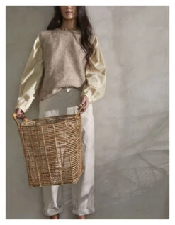 Broste Copenhagen Safi Kurv Sett - Rotting -UNOLIVING Butikk broste copenhagen safi kurve saet rattan kurve BS00593 4 ba40