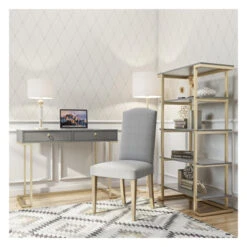 Camila Hylle M. 5 Hyller - Grafittgrå -UNOLIVING Butikk camila reol m 5 hylder grafitgraa reol NT01318 4 b002