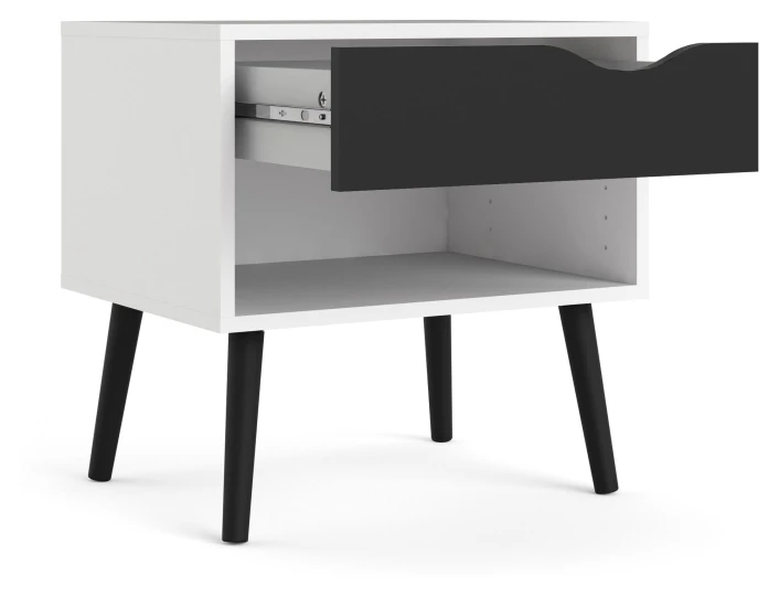 Delta Sengebord M/skuffe - Svart - Bilde 4