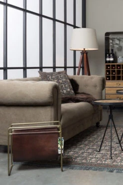 Dutchbone - Scholar Magasinholder - Skinn -UNOLIVING Butikk dutchbone scholar magasinholder laeder magasinholdere DB00253 2 7afe