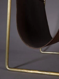 Dutchbone - Scholar Magasinholder - Skinn -UNOLIVING Butikk dutchbone scholar magasinholder laeder magasinholdere DB00253 6 2114