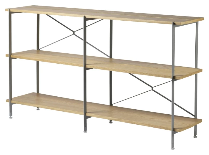 A91 Nordhavn Hylle 81x160 - Natur/Grå 2 A91 Nordhavn Hylle 81x160 - Natur/Grå - Bilde 2