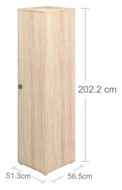 FLEXA - Popsicle Tøyskap Blueberry 202x51 Cm -UNOLIVING Butikk flexa popsicle klaedeskab blueberry 202x51 cm klaedeskab FL00648 10 0db2