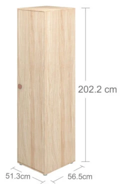 FLEXA - Popsicle Tøyskap Cherry 202x51 Cm -UNOLIVING Butikk flexa popsicle klaedeskab cherry 202x51 cm klaedeskab FL00649 10 783f