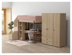 FLEXA - Popsicle Tøyskap Cherry 202x51 Cm -UNOLIVING Butikk flexa popsicle klaedeskab cherry 202x51 cm klaedeskab FL00649 2 f094