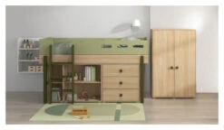 FLEXA - Popsicle Tøyskap Kiwi 138x88cm -UNOLIVING Butikk flexa popsicle klaedeskab kiwi 138x88cm klaedeskab FL00641 11 0aaf