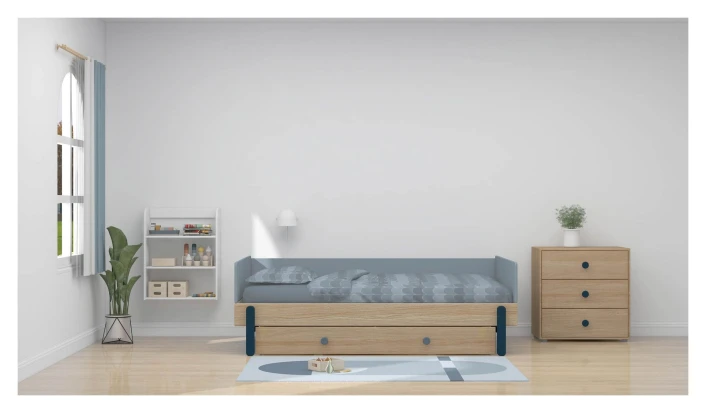 FLEXA - Popsicle - Sengeskuffe - Blueberry 6 FLEXA - Popsicle - Sengeskuffe - Blueberry - Bilde 6