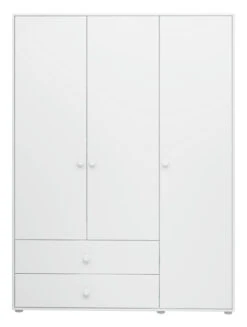 Roomie Garderobeskap M. 3 Dører - Hvit