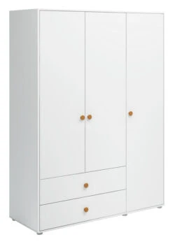 Roomie Garderobeskap M. 3 Dører - Hvit/Gul 7 Roomie Garderobeskap M. 3 Dører - Hvit/Gul -UNOLIVING Butikk flexa roomie garderobeskab m 3 laager hvidgul FL01241 3 729b