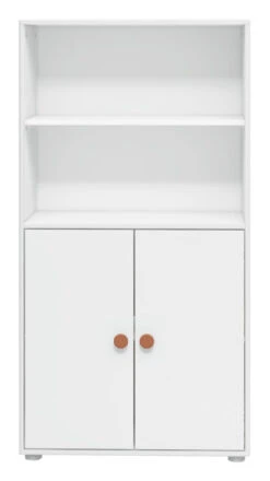 Roomie Midi-reol M. 2 Dører - Rosa/Hvit