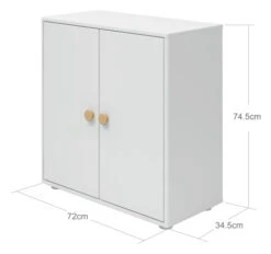 Roomie Mini-reol - Hvit/Eik -UNOLIVING Butikk flexa roomie mini reol hvideg FL01231 5 5efc