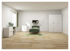 Roomie Skap - Hvit/Grønn -UNOLIVING Butikk flexa roomie skab hvidgroen FL01226 4 bafa