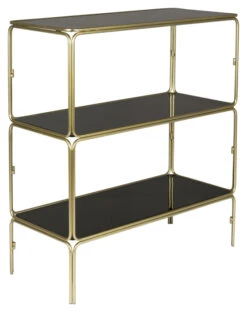 Homii Liah Hylle - Gull -UNOLIVING Butikk homii liah reol guld ZU02380 10 b549