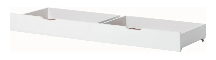 Hoppekids - Sengeskuffe På Hjul Hvit