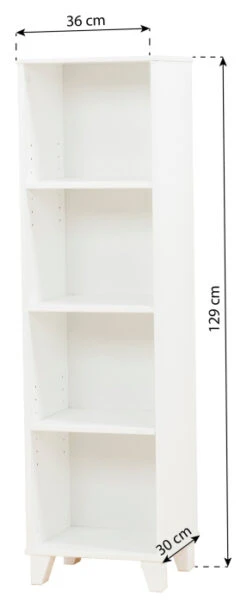 Hoppekids - Marie Bokreol -UNOLIVING Butikk hoppekids marie bogreol reol HK00065 3 dbad