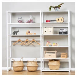 Hoppekids Storey Reol - 2 Seksjoner M. 8 Hyller -UNOLIVING Butikk hoppekids storey reol 2 sektioner m 8 hylder reol HK00597 2 8347