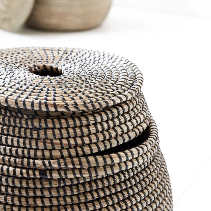 House Doctor - Effect Kurvesett á 2 - Svart/natur 2 House Doctor - Effect Kurvesett á 2 - Svart/natur - Bilde 2