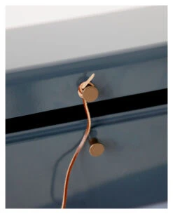 House Doctor Oppvaringskofferter I Metall - Blå -UNOLIVING Butikk house doctor metal opbevaringskufferter blaa opbevaring HO01169 3 5bd3