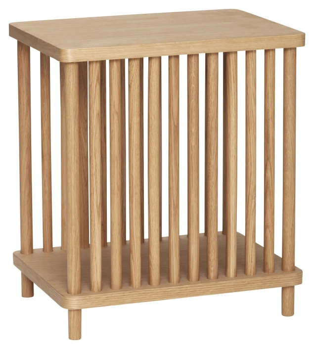 Hübsch Acorn Nattbord, Eikefinér 1 Hübsch Acorn Nattbord, Eikefinér