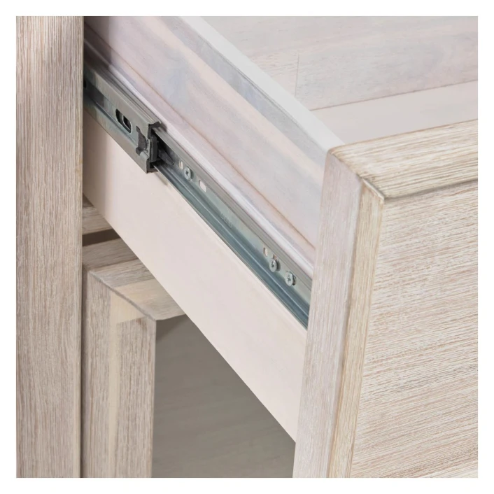 Kave Home Alen Bokreol - Hvitpigmentert Akasiefinér, H166 - Bilde 5