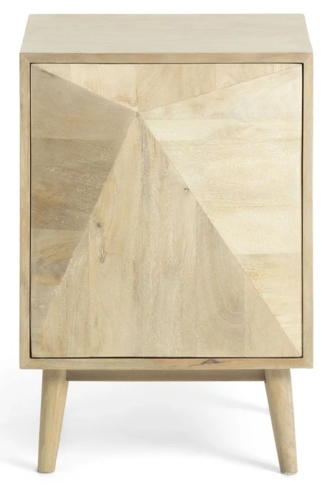 Kave Home - Sanvy Nattbord M. Dør - Natur 1 Kave Home - Sanvy Nattbord M. Dør - Natur