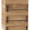 Kristina Dam Studio Stack Oppbevaringsboks, Set M, 3, Eik