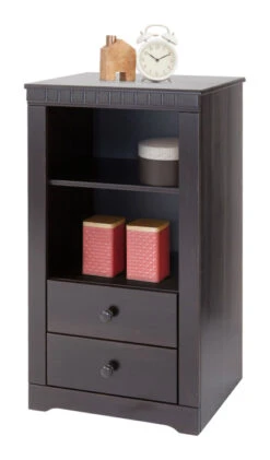 Claire Hylle Mørklakkert Furu -UNOLIVING Butikk loft24 claire reol moerk lakeret fyrretrae reol NT00026 2 6d98