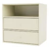 MONTANA Mini Hylle Modul M. 2 Skuffer - Vanilla