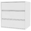 MONTANA Mini Hylle Modul M. 3 Skuffer - New White