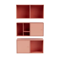 Montana Mini Reol Modul - Rhubarb -UNOLIVING Butikk montana mini reol modul rhubarb reoler MT00008 6 5914