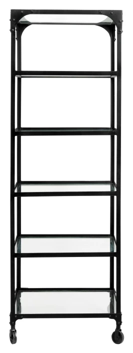 Nordal Balance Reol M. Hjul - Sort