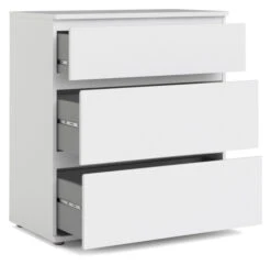 Nova Kommode - Hvit - 83,7x76,8 -UNOLIVING Butikk nova kommode hvid m3 skuffer kommoder TV04520 4 f5e3