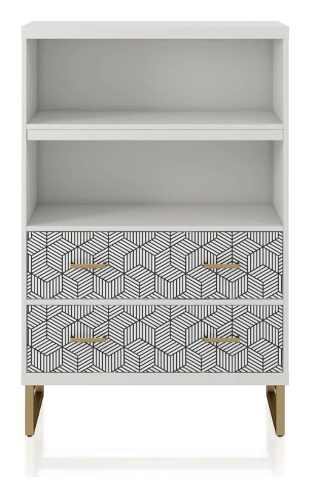 Scarlett Hylle M. Skuffer - Hvit 1 Scarlett Hylle M. Skuffer - Hvit