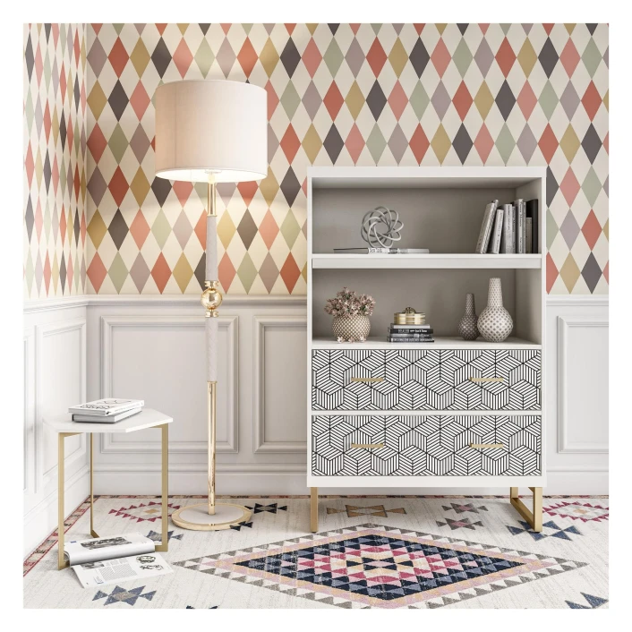 Scarlett Hylle M. Skuffer - Hvit 2 Scarlett Hylle M. Skuffer - Hvit - Bilde 2