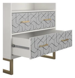 Scarlett Hylle M. Skuffer - Hvit 9 Scarlett Hylle M. Skuffer - Hvit -UNOLIVING Butikk scarlett reol m skuffer hvid reol NT01366 5 3ba3