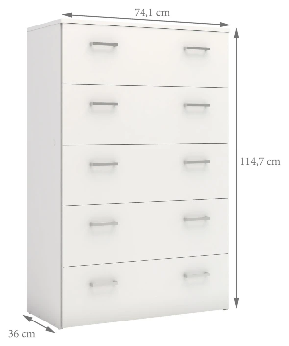 Space Kommode - Hvit 5 Space Kommode - Hvit - Bilde 5