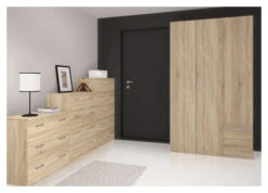 Space Kommode - Lys Tre -UNOLIVING Butikk space kommode lys trae kommoder TV04551 2 d923